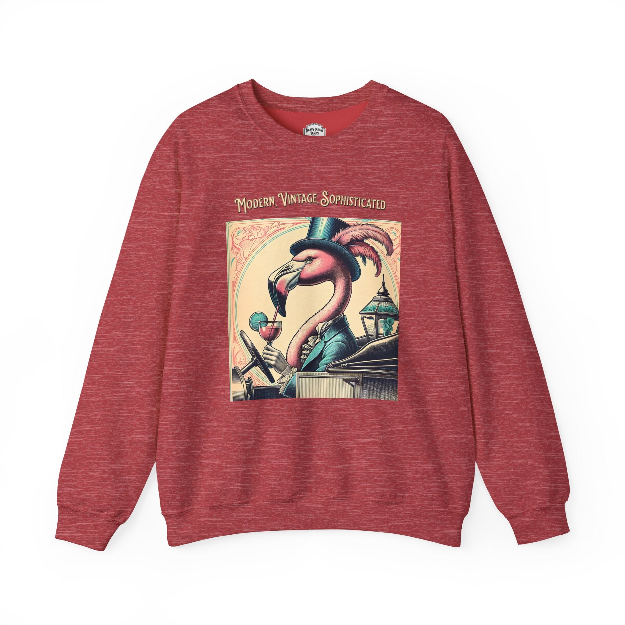 Vintage Flamingo Crewneck Sweatshirt