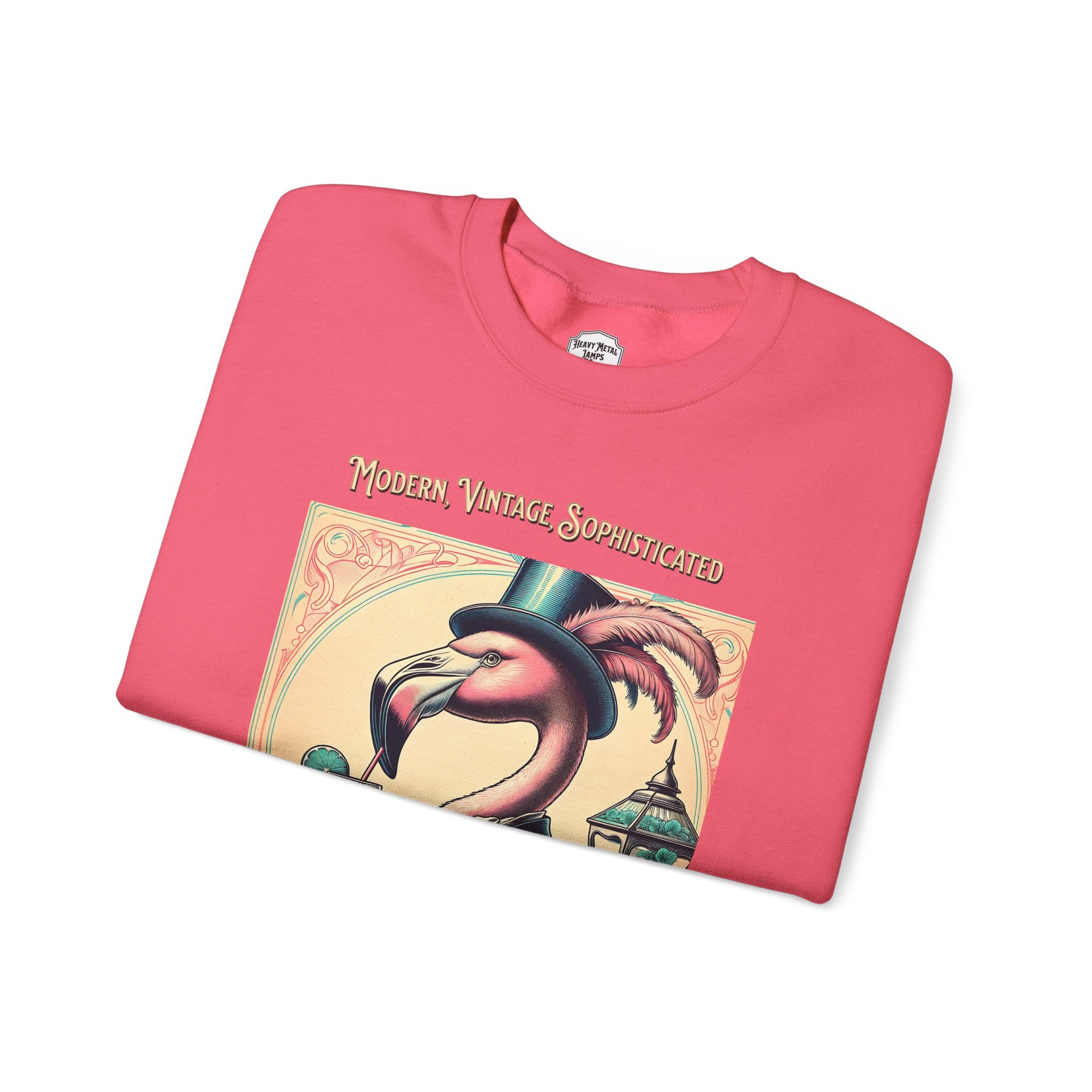 Vintage Flamingo Crewneck Sweatshirt