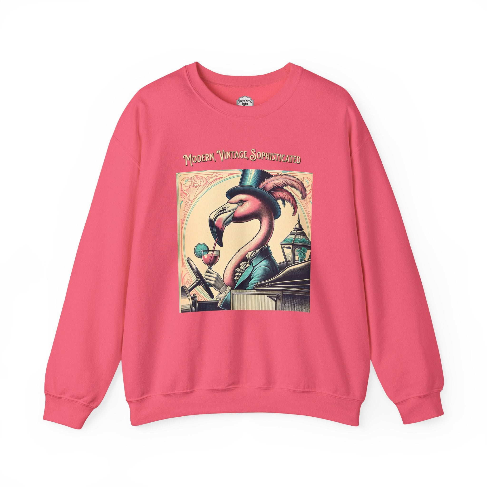 Vintage Flamingo Crewneck Sweatshirt