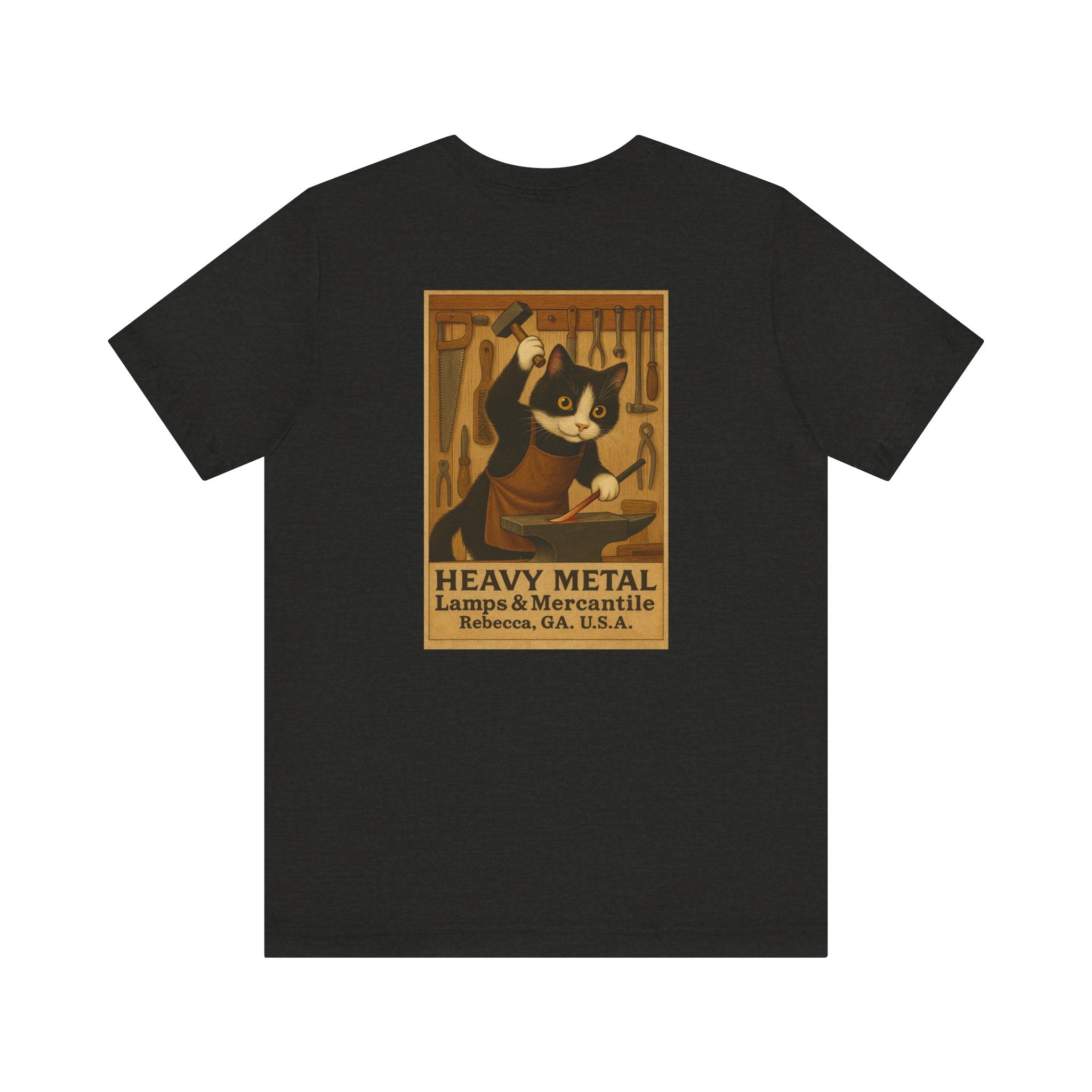 Vintage Cat Heavy Metal T-Shirt