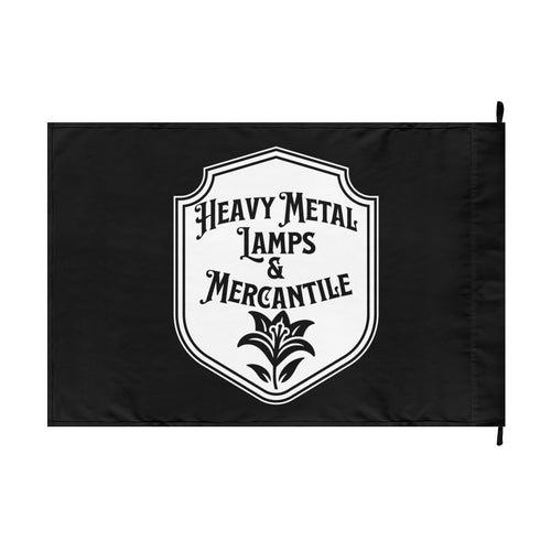 Heavy Metal Lamps & Mercantile Double-Sided Flag