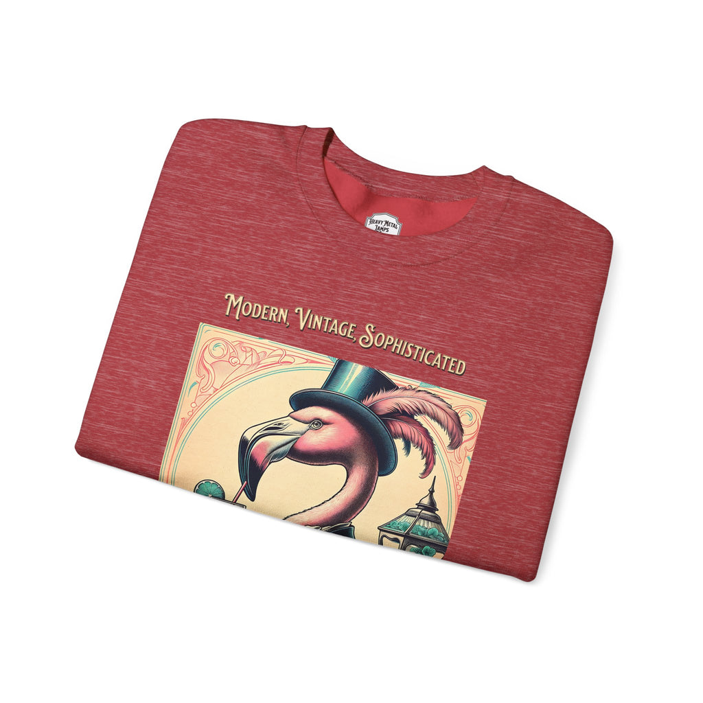 Vintage Flamingo Crewneck Sweatshirt